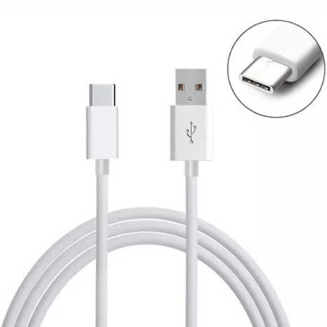CABLE TIPO C A USB BLANCO