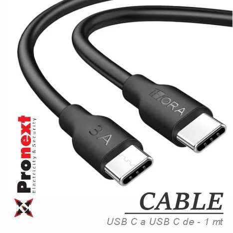 CABLE USB A USB  M/M X 1 MT
