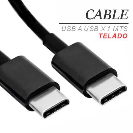 CABLE USB A USB-C DE 1 METRO ENTELADO - PRONEXT