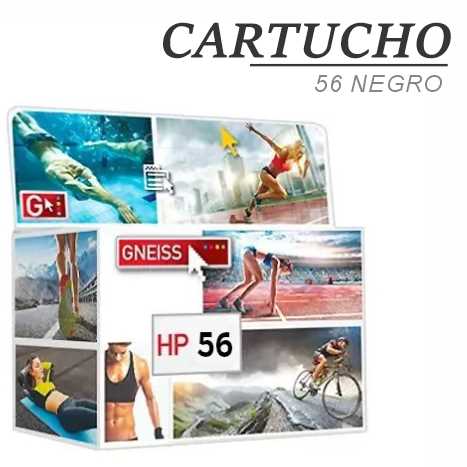 CARTUCHO 56 NEGRO - GNEISS