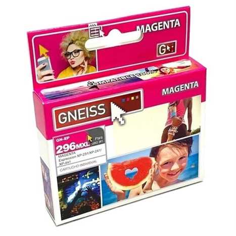 CARTUCHO ALTERNATIVO 296 MAGENTA - GNEISS