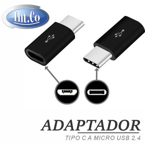 CONECTOR TIPO C A MICRO USB 2.4 - INT CO