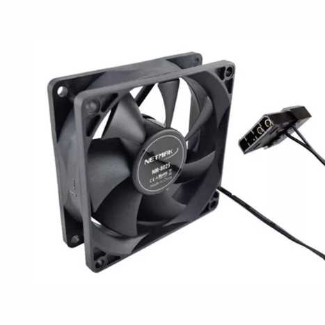 COOLER 8 X 8CM CON BUJE NM 8025 – NETMAK