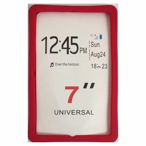 FUNDA SILICONA UNIVERSAL CON SOPORTE TABLET PANTALLA 7 PULGADAS
