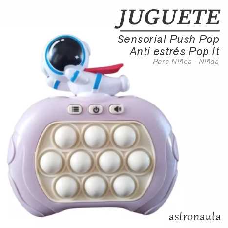 JUEGO SENSORIAL PUSH POP ANTI ESTRÉS POP IT - SAPO
