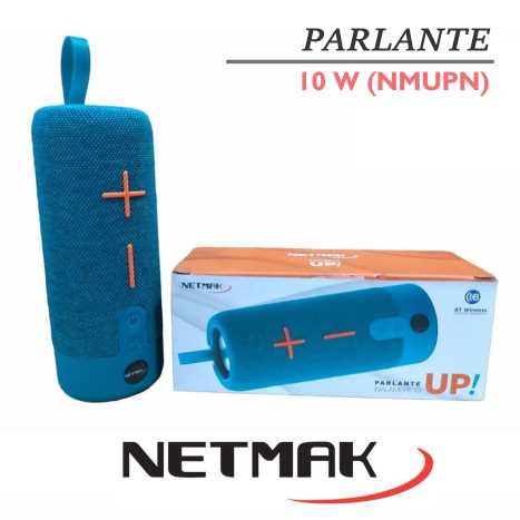 PARLANTE BLUETOOTH 5.0 10W - NETMAK TURQUEZA