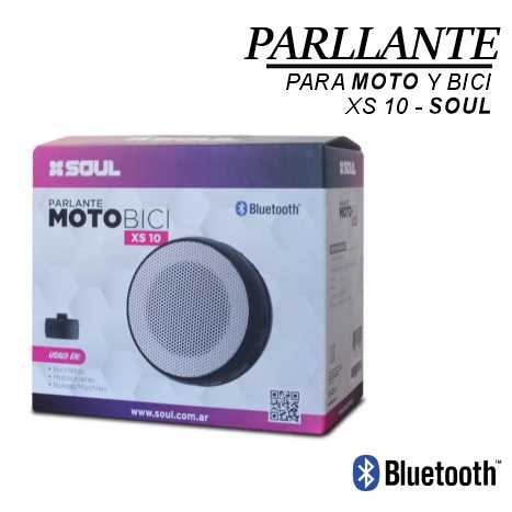 PARLANTE BT MOTO-BICI XS10-SOUL