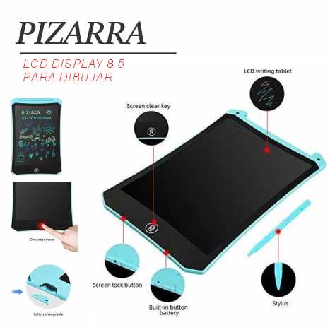 PIZARRA LCD DISPLAY 8.5 WRITING BOARD
