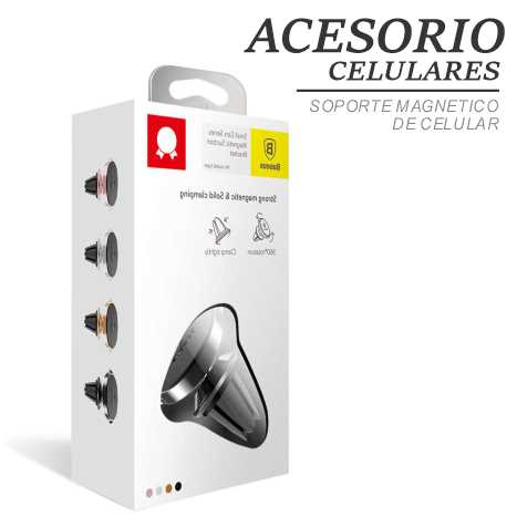 SOPORTE MAGNETICO DE CELULAR PARA AUTO BASEUS (SUER-A01) 