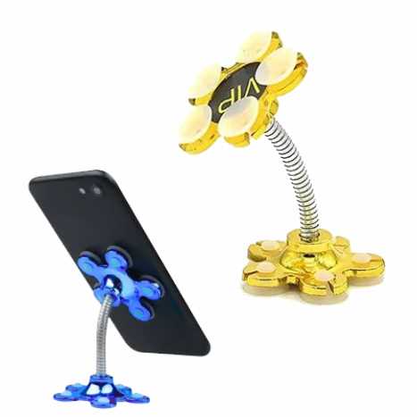 SOPORTE PARA CELULAR VENTOSA FLEXIBLE 360°