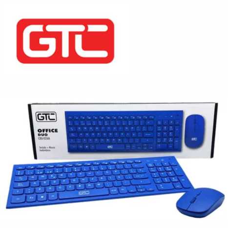 TECLADO + MOUSE CBG - 026A AZUL GTC