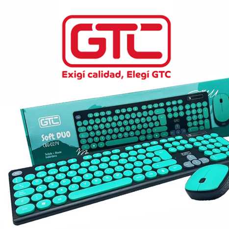 TECLADO + MOUSE CBG - 027V VERDE GTC