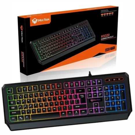TECLADO GAMER RETROILUMINADO RGB MT-K9320 - MEETION