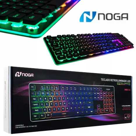 TECLADO NOGA NKB - 560 RETROILUMINADO LED